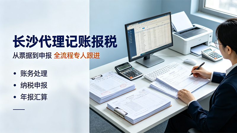 长沙代理记账报税服务banner