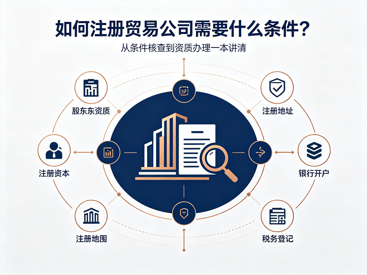 如何注册贸易公司需要什么条件？