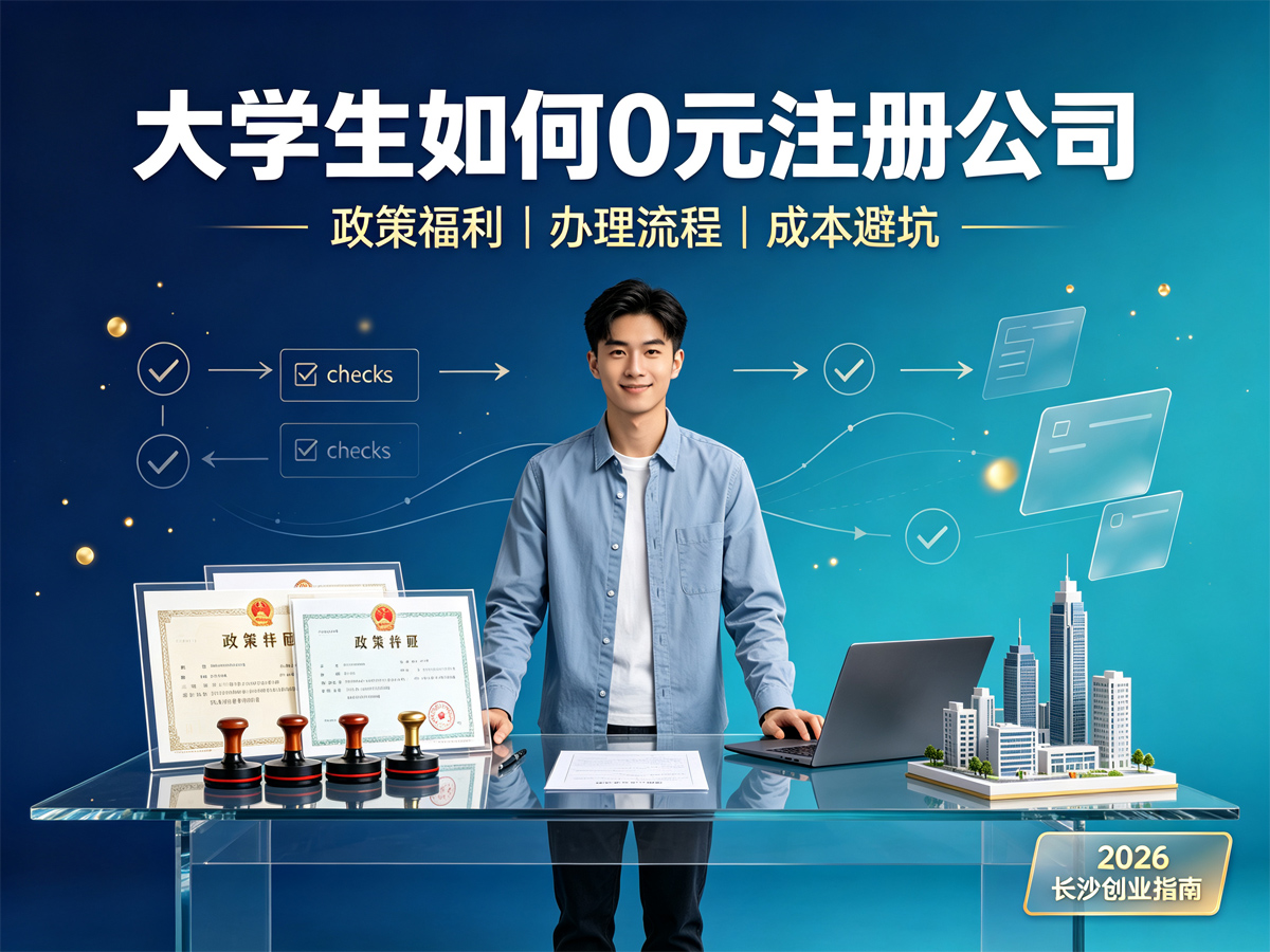大学生如何0元注册公司